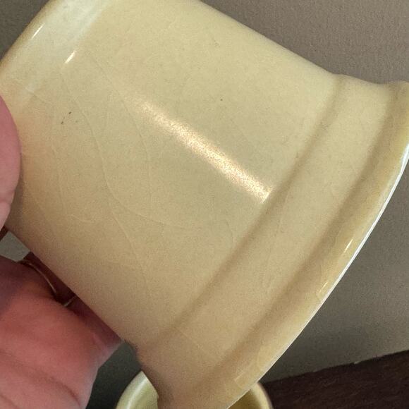 Pfaltzgraff Village pattern cream brown Sugar & creamer set - Picture 10 of 11